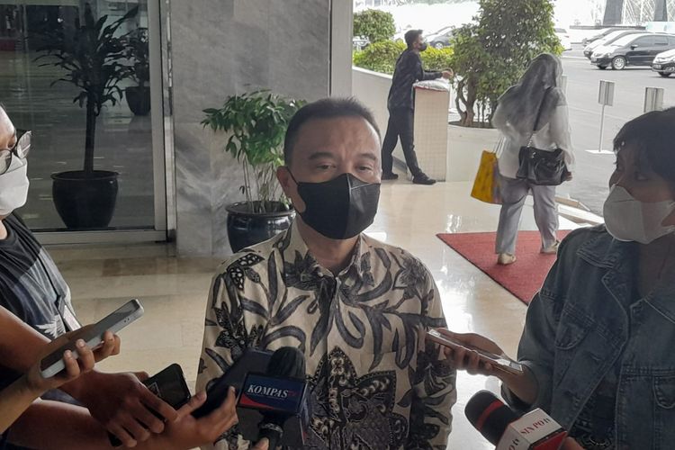 Wakil Ketua DPR Sufmi Dasco Ahmad di Kompleks Parlemen Senayan, Jakarta, Senin (9/5/2022).