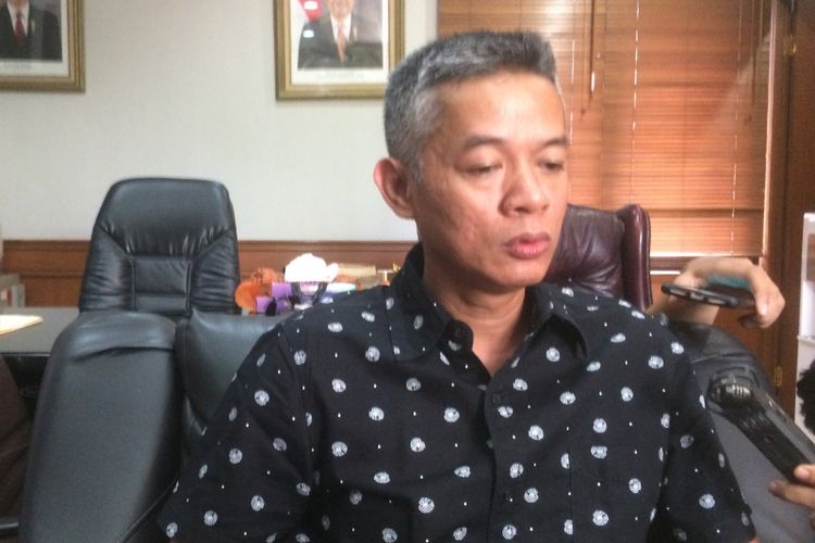 Komisioner Komisi Pemilihan Umum (KPU) Wahyu Setiawan di Kantor KPU RI, Jakarta Pusat, Selasa (2/10/2018).
