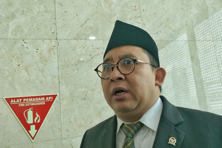 Wakil Ketua DPR Fadli Zon di Kompleks Parlemen, Senayan, Jakarta, Kamis (22/8/2019).
