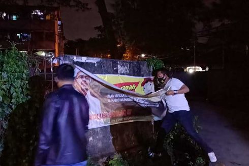 Copot Spanduk Rizieq Shihab, Kapolrestabes Palembang: Ciptakan Suasana Aman dan Kondusif