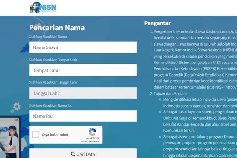 Cara Cek NISN dan NPSN Secara Online di Situs Kemdikbud