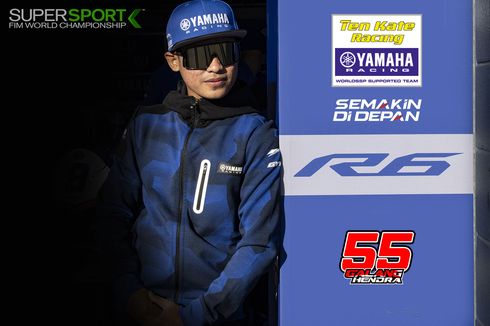 Galang Hendra Bidik 10 Besar di World Supersport 2021, Yamaha Beri Dukungan