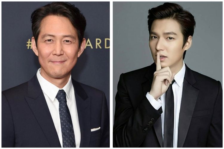 Lee Min Ho dan Lee Jung Jae kedapatan makan bersama saat di Los Angeles bersama sejumlah bintang lainnya. 