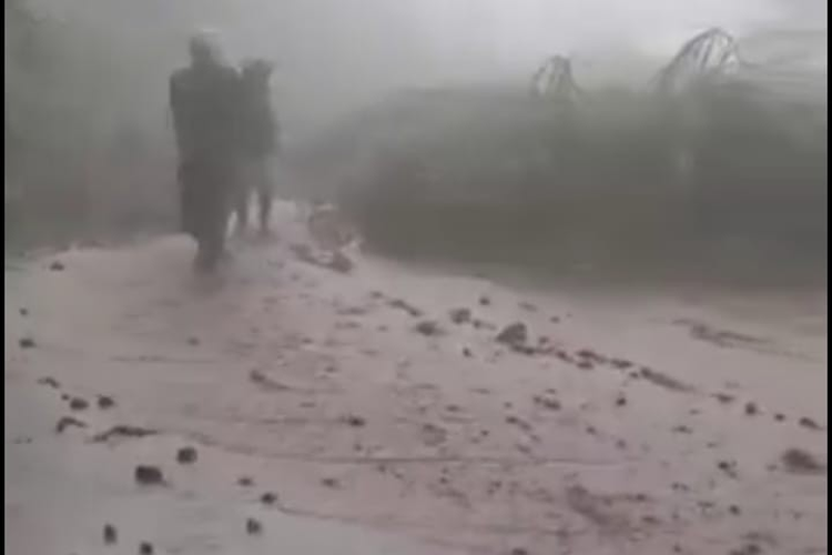 Bencana tanah longsor terjadi di Dukuh Tritis, Desa Jrakah, Kecamatan Selo, Kabupaten Boyolali, Jawa Tengah, Jumat (19/1/2024) pagi.