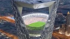Stadion di Atas Langit Arab Saudi Ternyata Hoaks, Sedunia Terkecoh AI