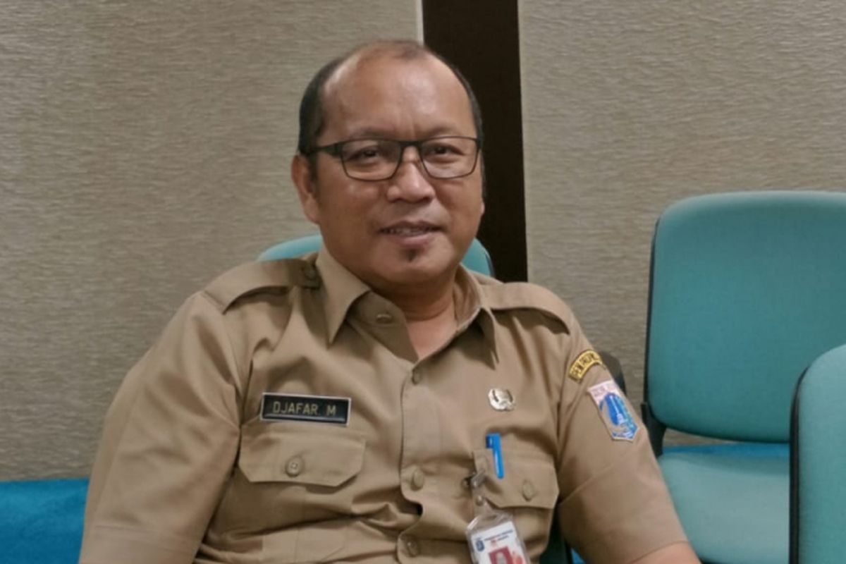 Wakil Kepala Dinas Lingkungan Hidup DKI Jakarta Djafar Muchlisin di Gedung DPRD DKI Jakarta, Jalan Kebon Sirih, Jakarta Pusat, Senin (14/1/2019).