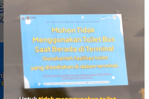Toilet Terminal Bus Gratis, tapi Banyak Penumpang yang Pakai Toilet Bus