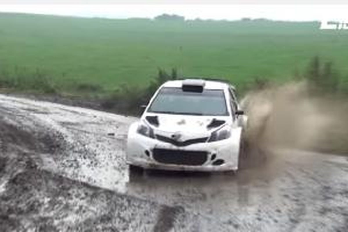 Yaris WRC diuji di Belgia
