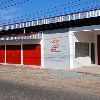 Gedung Koperasi Desa Merah Putih (KDMP) di Kelurahan Kejaksaan, Kota Pangkalpinang belum beroperasi, Selasa (26/5/2026).