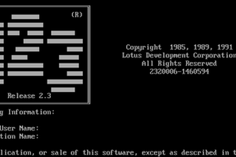 lotus 123 for dos