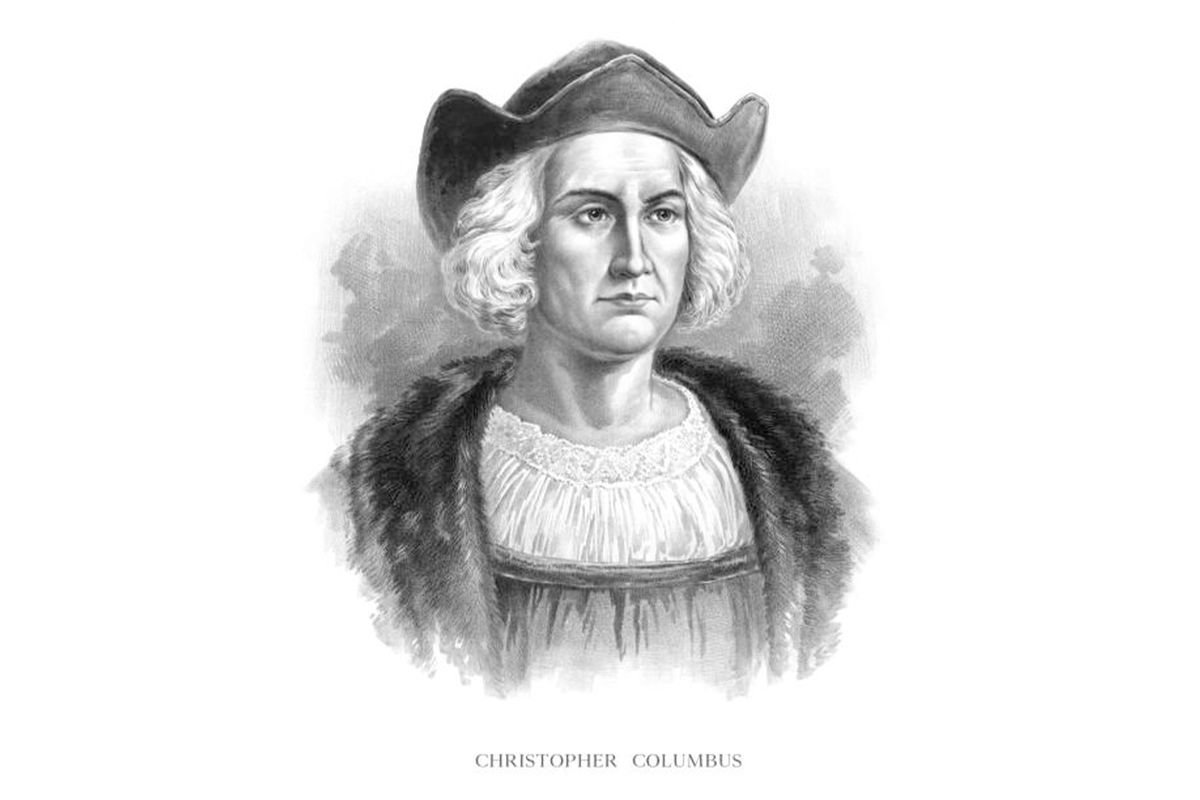 Ilustrasi asal-usul Christopher Columbus.