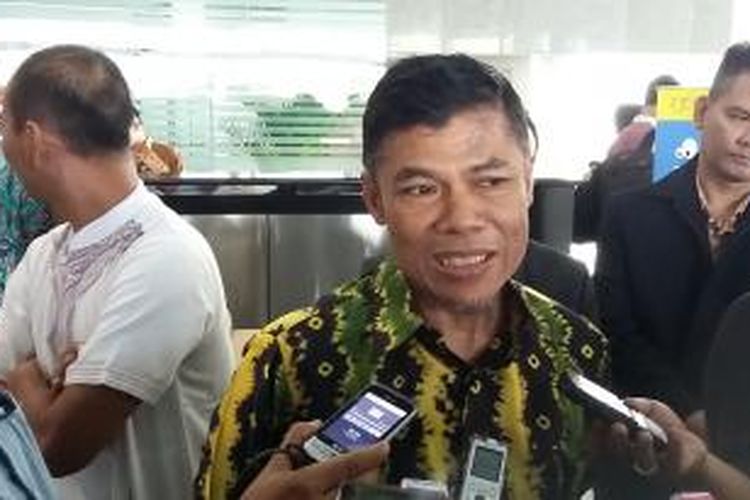 Ketua Pusat Pelaporan dan Analisis Transaksi Keuangan, Muhammad Yusuf, seusai konferensi pers di Gedung PPATK, Jakarta, Jumat (26/6/2015).