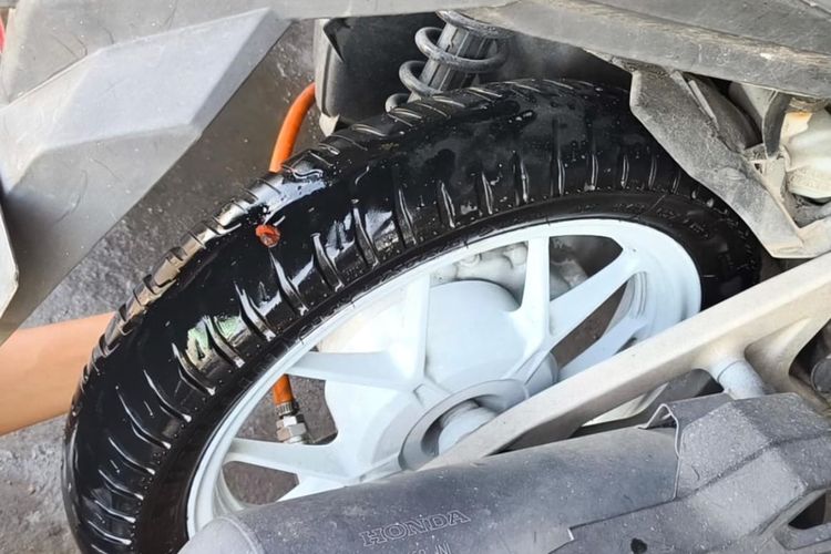 Batas Kemampuan Tambalan Ban Tubeless Sepeda Motor
