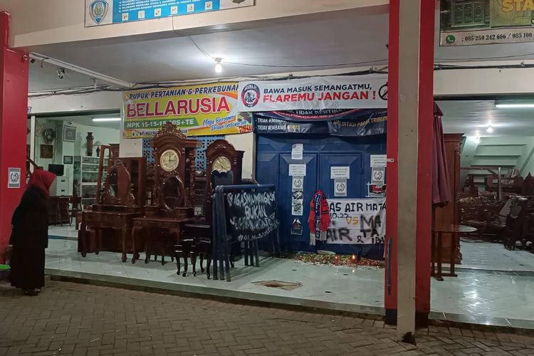 Pintu keluar tribun 3 Stadion Kanjuruhan.