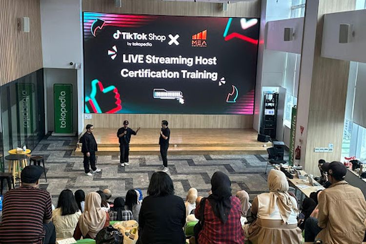 Kegiatan webinar yang diselenggarakan oleh MEA Digital dan TikTok. (Dok. MEA Digital)