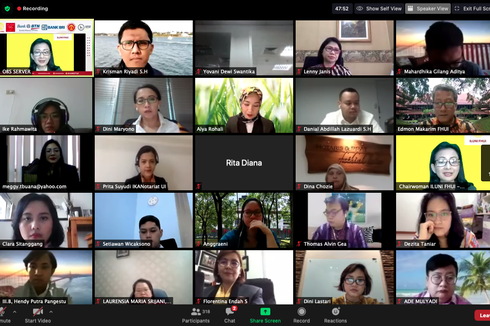 Ikanot Iluni UI Gelar Forum Diskusi Mitigasi Hukum Notaris di Masa Pandemi