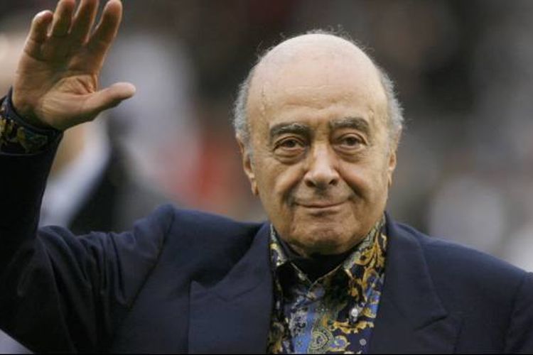 Mohammed Al Fayed, miliner Inggris yang meninggal dunia di usia 94 tahun dan sempat nyaris jadi mertua Putri Diana.