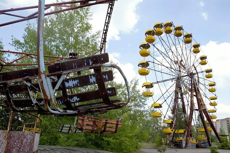 Pesona Pripyat, tempat terbengkalai di Ukraina. [Via Cntraveler.com]