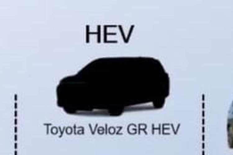Mobil yang diduga Toyota Veloz GR Hybrid