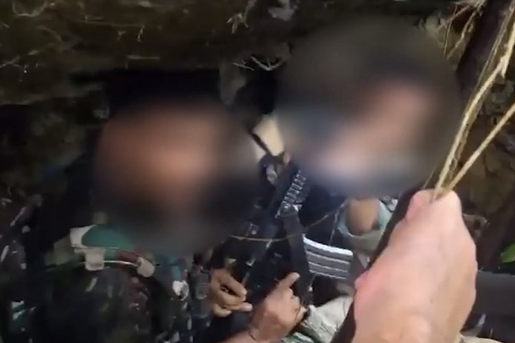 Bongkar Lokasi Penyimpanan Senjata OPM di Maybrat, TNI Temukan 2 Senjata Yonif Marinir