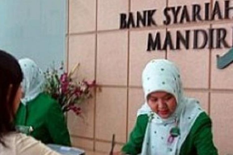 A file photo of Bank Syariah Mandiri branch office.  