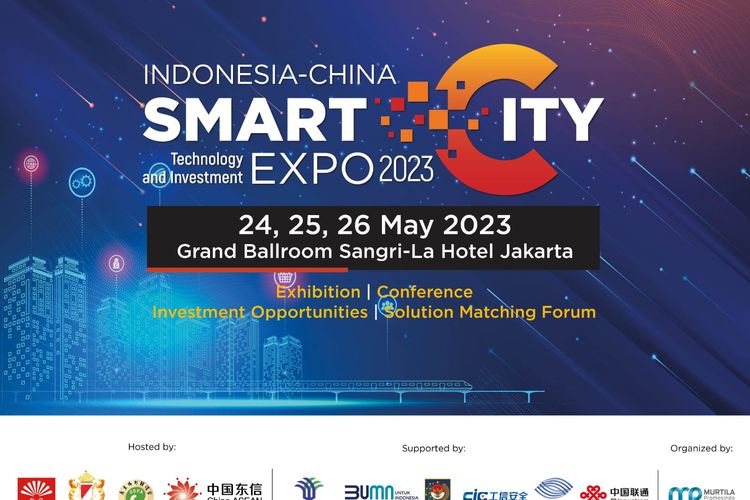 Pameran Indonesia-China Smart City Technology & Investment Expo 2023 diselenggarakan pada 24-26 Mei 2023 di Hotel Shangri-La, Jakarta.