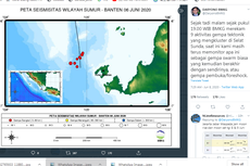 BMKG Selidiki Kemungkinan Rentetan Gempa Selat Sunda sebagai Gempa Pendahuluan