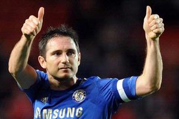 Gelandang Inggris milik Chelsea, Frank Lampard.