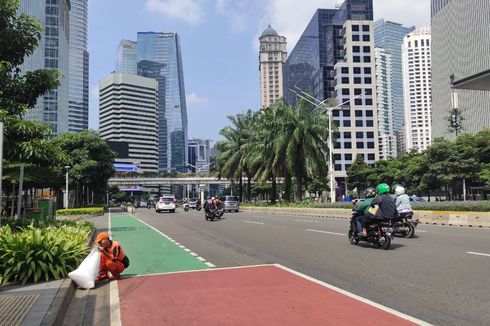 Jalan Sudirman-Thamrin Lengang Usai Cuti Bersama Libur Lebaran Berakhir