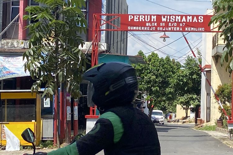 Perumahan Wisma Mas, Lampung, yang disebut Kabiro Pengadaan Barang dan Jasa Provinsi Lampung Slamet Riadi, sebagai alamat CV Bagas Adhi Perkasa, pemenang tender perbaikan jalan rusak di Lampung, Selasa (23/5/2023).