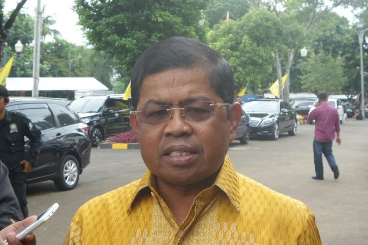 Sekretaris Jenderal Partai Golkar Idrus Marham di Kantor DPP Partai Golkar, Kamis (16/3/2017)