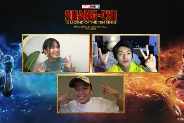 Tiga artis musik asal Indonesia (dari bawah searah jarum jam) Rich Brian, NIKI, dan Warren Hue berbagi cerita tentang keterlibatan mereka di album soundtrack film Shang-Chi and the Legend of the Ten Rings.