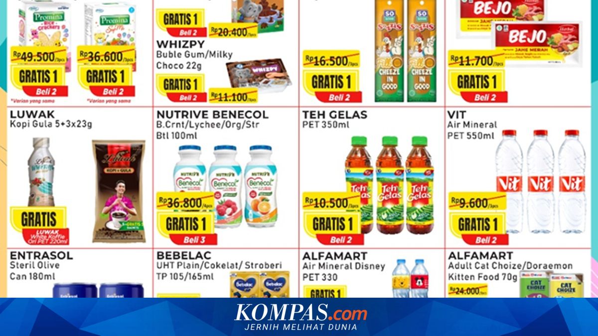 Promo Alfamart Hari Ini 28 Juni 2026, Minuman Berbagai Merk Beli 1 Gratis 1