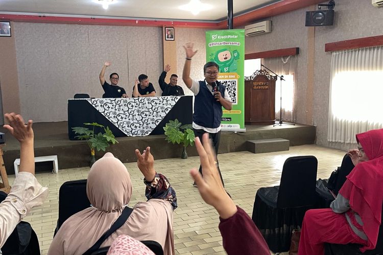 Kredit Pintar gelar pelatihan bijak kelola hutang bagi para UMKM Serang, Banten, Sabtu (9/9/2023).