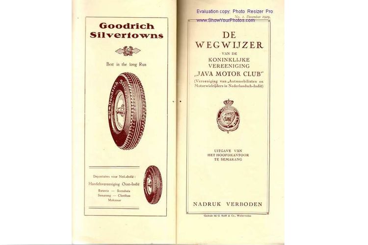 Soerabajasche Motor Club yang kemudian berganti nama jadi Java Motor Club.