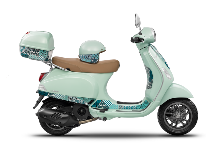 Vespa LX 125 i-Get Batik Special Edition dibanderol Rp 77 juta OTR Jadetabek.