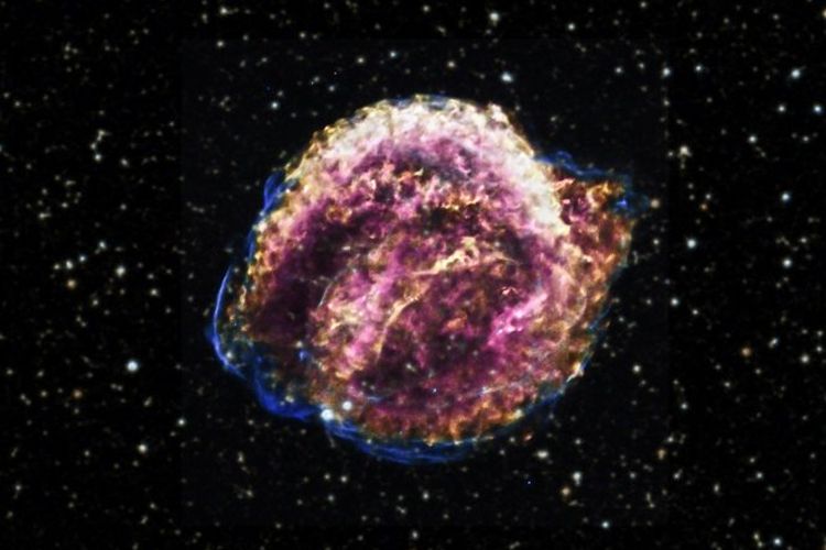 Supernova Kepler yang berasal daro ledakan bintang katai putih