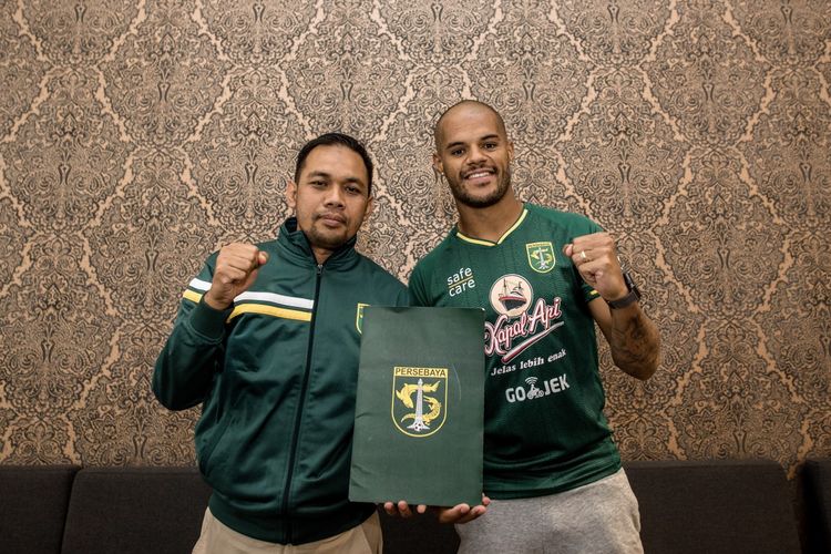 Penyerang asal Brasil, David da Silva, resmi kembali memperkuat Persebaya. 