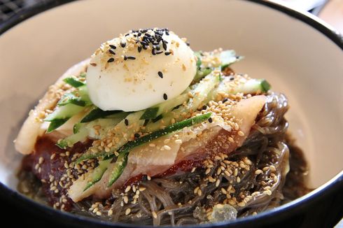 Resep Bibim Naengmyeon, Mi Dingin Pedas asli Korea