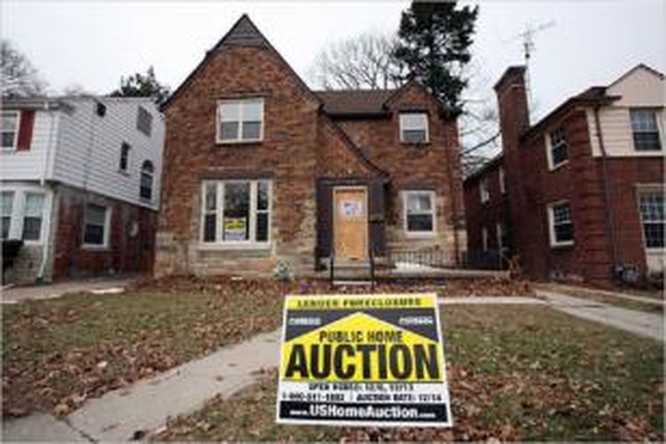 Harga rumah di Detroit, Michigan, AS, terus melonjak.