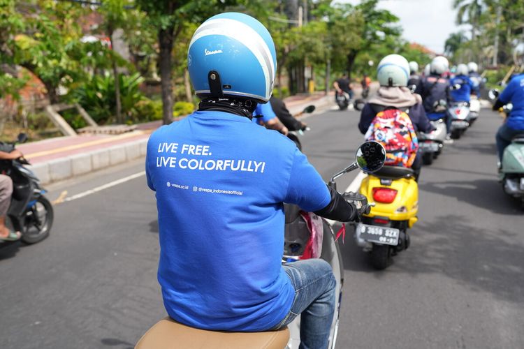 PT Piaggio Indonesia ikut berpartisipasi dalam ajang Vespa World Days 2022 di Bali.