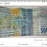 Viral, Foto Uang Rp 50.000 Penuh Coretan Tulisan Tangan, BI: Menurunkan Wibawa Uang