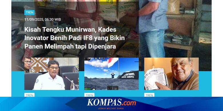 [POPULER TREN] Kisah Kades Inovator Benih Padi IF8 yang Justru Dipenjara | 3 Klarifikasi Menkeu Baru dalam 3 Hari