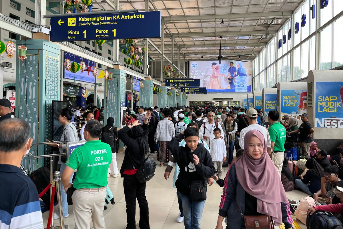 KAI Proyeksikan Puncak Arus Balik ke Jakarta Terjadi pada H+3 Lebaran 2026
