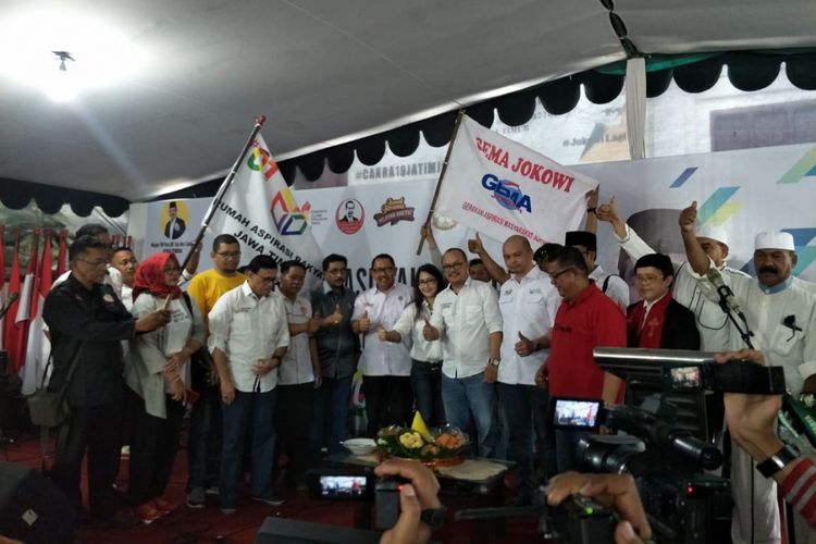 Peresmian Rumah Aspirasi Rakyat #01 Jatim di Surabaya, Senin (4/3/2019) sore