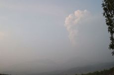 Gunung Lewotobi Kembali Meletus, Tinggi Kolom Abu 2,5 Km