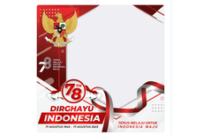 50 Link Download Twibbon HUT Ke-78 RI dan Cara Pakainya 