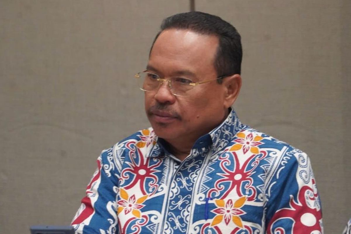 Sekretaris Daerah Provinsi (Sekdaprov) Kalimantan Tengah (Kalteng) Nuryakin memaparkan berbagai inovasi layanan informasi publik di wilayahnya dalam pelaksanaan Presentasi Uji Publik Keterbukaan Informasi Badan Publik 2023 di Hotel Mercure Kemayoran Superblok Mega, Jalan Kota Baru Bandar, Jalan Benyamin Suaeb Nomor Kav B6, South Gunung Sahari, Kemayoran, Jakarta, Kamis (30/11/2023).