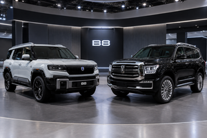 Denza B8 Vs GWM Tank 500 HEV: Adu SUV Hybrid China