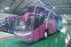 PO Queen Trans Rilis Bus Baru, Tampil Feminin dengan Warna Pink